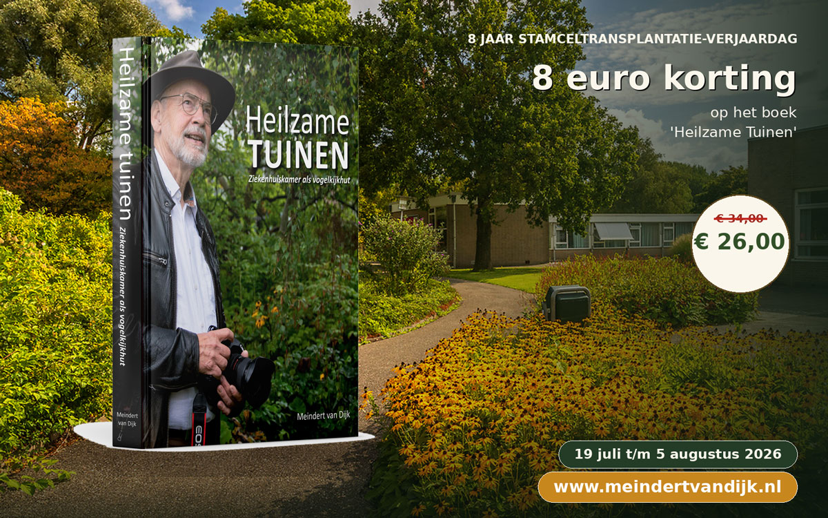 8 jaar na mijn stamceltransplantatie: 8 euro korting op "Heilzame Tuinen"